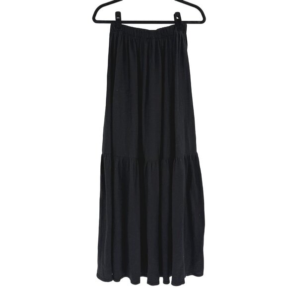 River + Sky Black Maxi Skirt - Picture 1 of 6
